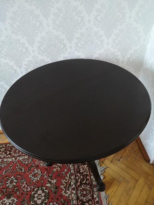 Stolik kawowy na jednej nodze - stan bardzo dobry