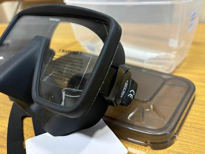 Maska nurkowa Frameless Clasic Tec Line czarny silikon