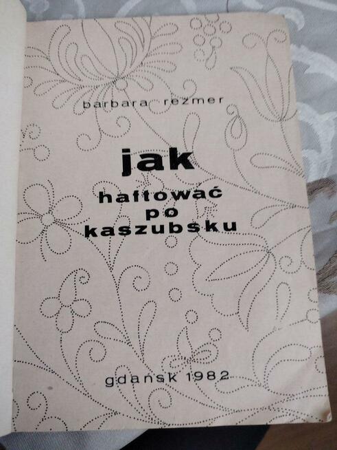 Jak haftować po kaszubsku Barbara Rezmer