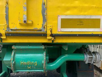 Ciągnikowa przyczepa wywrotka do paszy sruty zboza z wydmuch