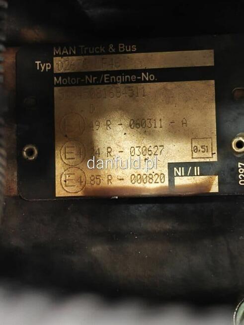 Silnik Man D2676LF46 E6