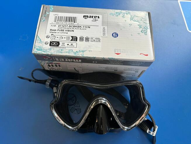 Maska do nurkowania Mares Aquazone Pure Vision Carton Box
