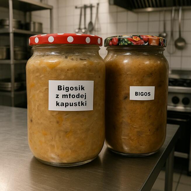 Obiady domowe wekowane w słoikach o pojemności 0,9l wysyłka