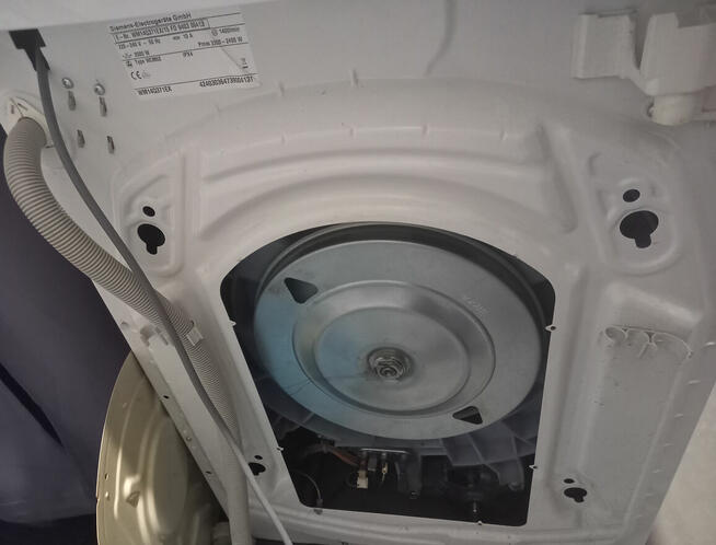 Siemens IQ500 WM14q371EX WCM62 1400/min uszkodzony bęben