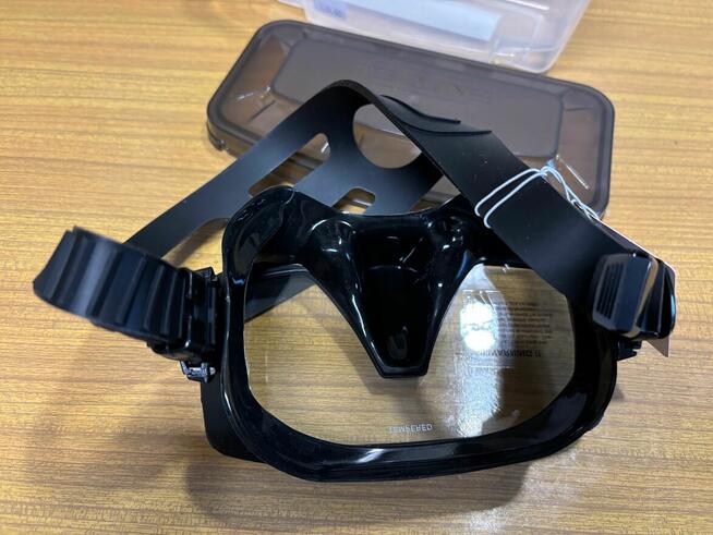 Maska nurkowa Frameless Clasic Tec Line czarny silikon