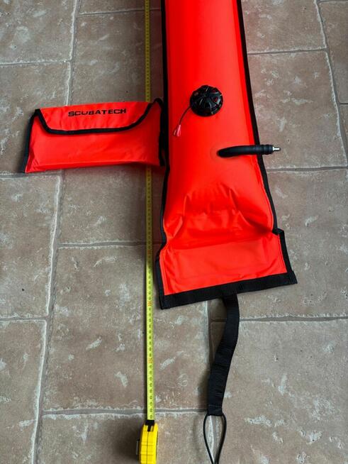 Bojka sygnalizacyjna do nurkowania firmy Tec Line pomarańczowa