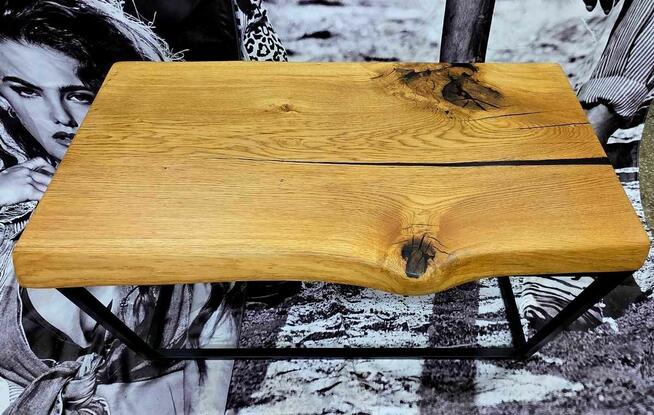 Ława stolik kawowy dąb lite drewno