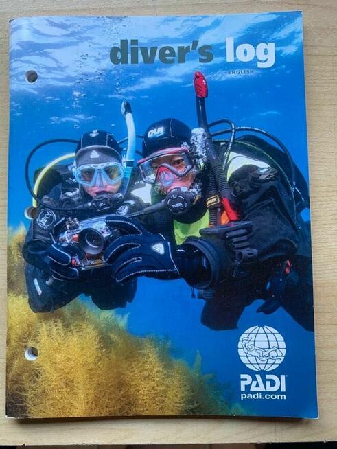 Log book – książka nurkowań Divers Log