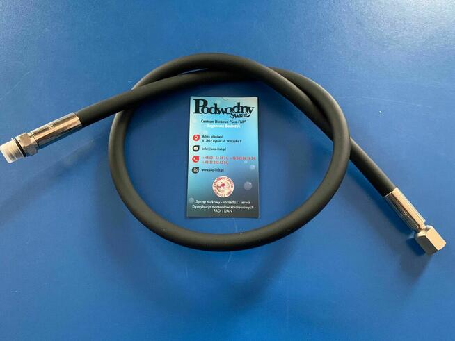 Wąż HP do manometru gumowy 80 cm