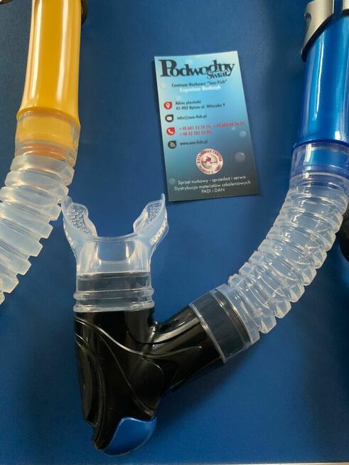 Fajka nurkowa Elba z zaworem górnym i dolnym