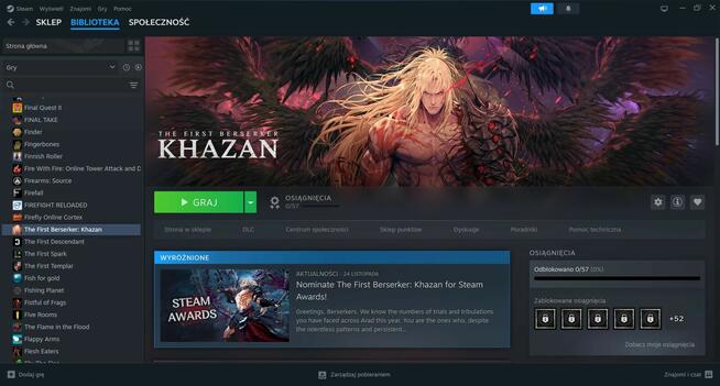 The First Berserker: Khazan Deluxe Edition PC Steam Konto