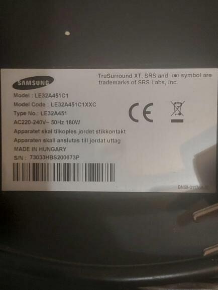 Telewizor Samsung 32 cale model LE 32A451C1