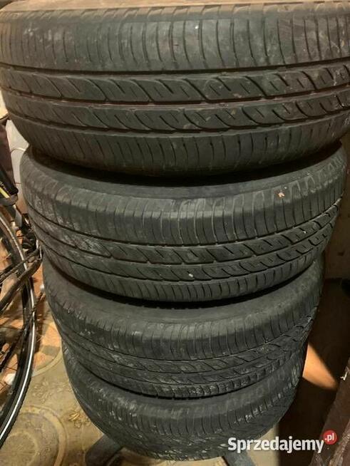 komplet alufelg 15 x4 z oponami letnimi Opel