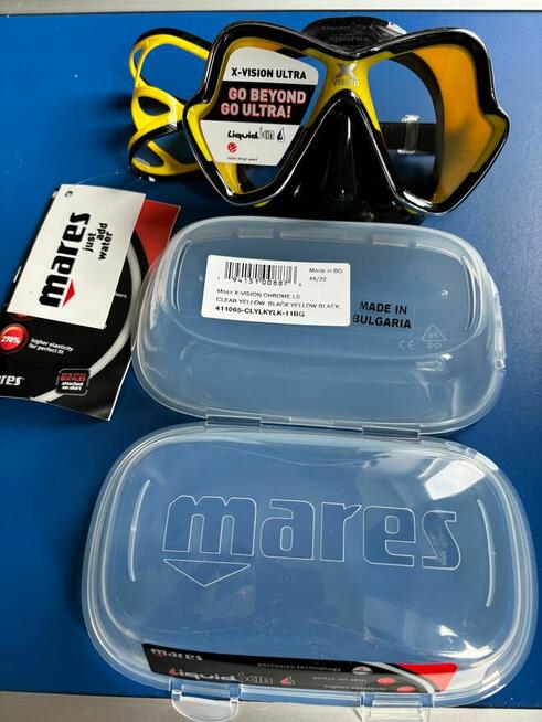 Maska do nurkowania okulary Mares X-Vision Chrome Liquid