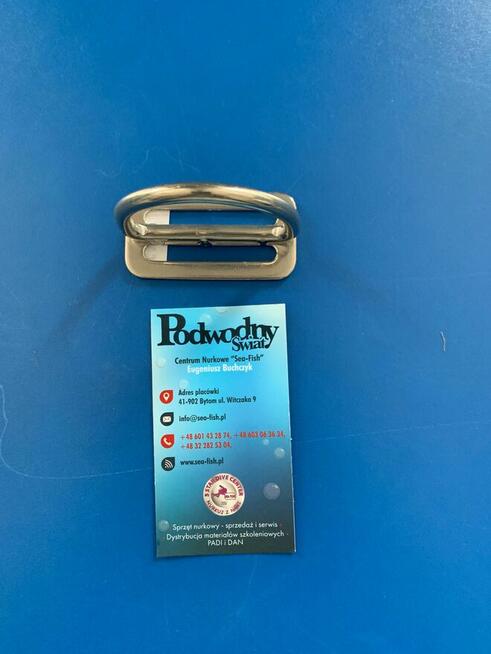 D-ring / B-ring 45 i 90 stopni do nurkowania (po 1 szt.)