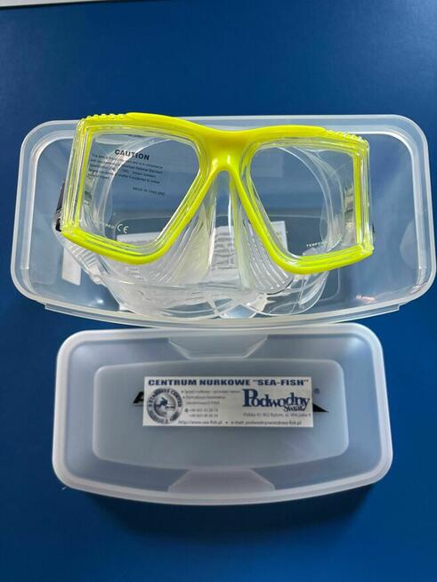 Maska nurkowa Ergo Aqua Speed silikon przezroczysty