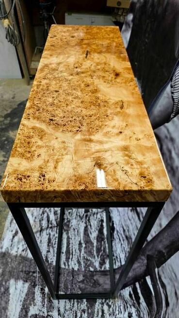 Konsola z czeczoty topoli żywica