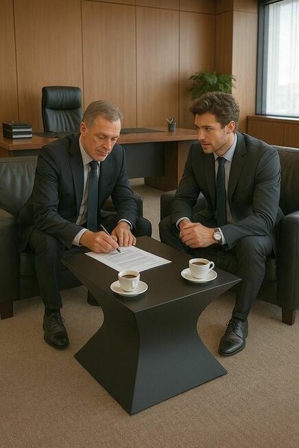 Stolik kawowy bryłowy 3D nowoczesny metal