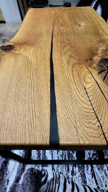 Ława stolik kawowy dąb lite drewno