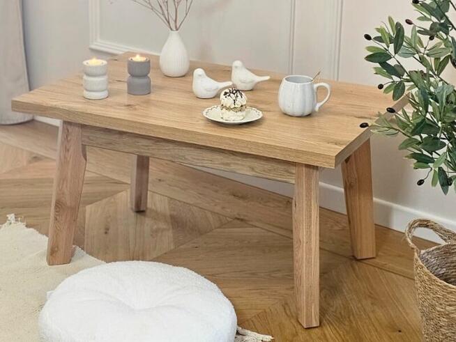 Stolik kawowy dębowy sękaty Rodos - Meble od producenta