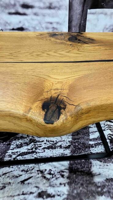 Ława stolik kawowy dąb lite drewno