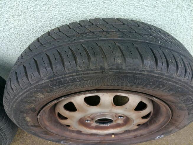 Felgi stalowe z oponami 4x100 Kia Picanto