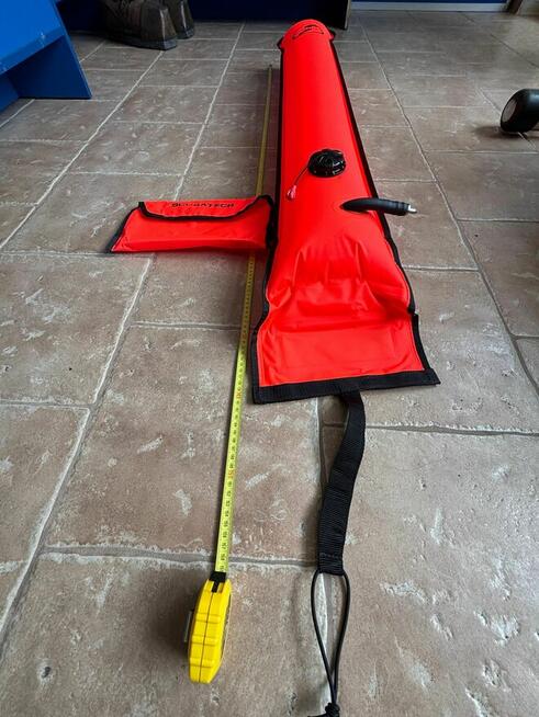 Bojka sygnalizacyjna do nurkowania firmy Tec Line pomarańczowa