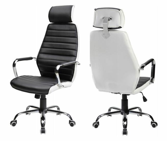 SKÓRZANY FOTEL BIUROWY KRZESŁO OBROTOWE VECOTTI ARTHUR ZAGŁÓ