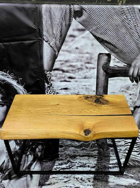 Ława stolik kawowy dąb lite drewno