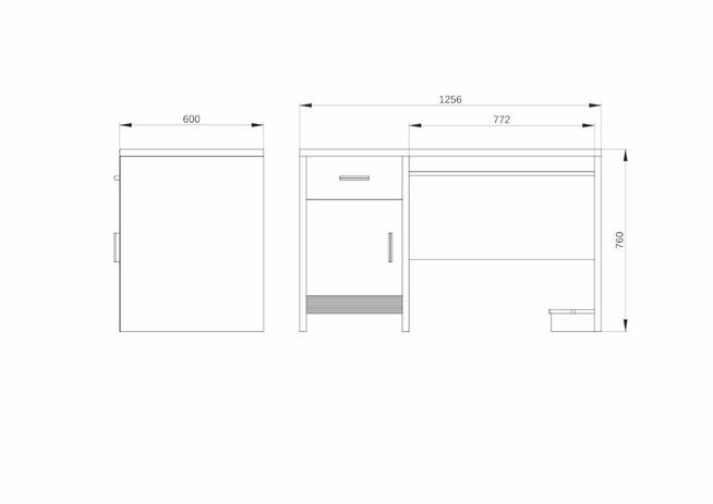 Zestaw mebli do pokoju młodzieżowego