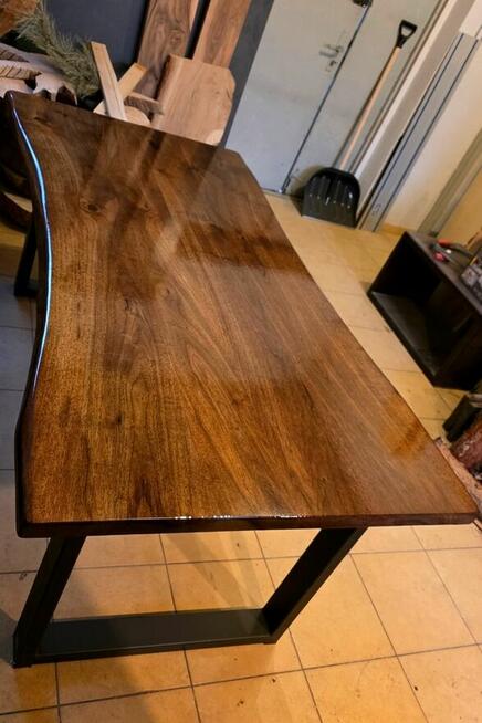 stół orzech włoski 170x90 lite drewno