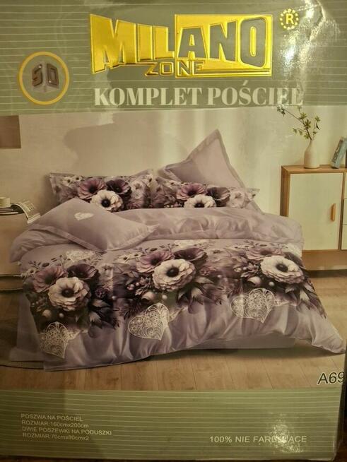 Nowa pościel fioletowa 160x200