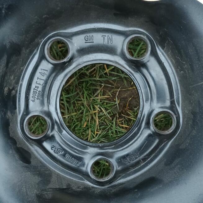 Kolo zapasowe dojazdowka 16 cali Opel Fiat 5x110 ET41 leware