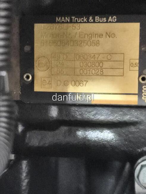 Silnik Man D2676LF53 E6