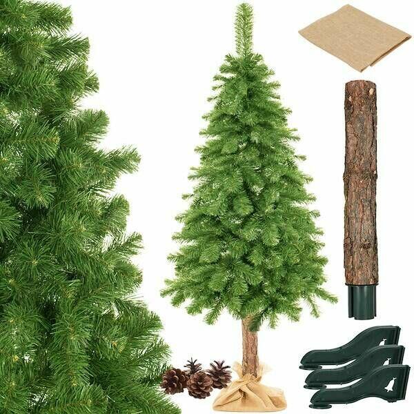 Stylowe choinki na pniu – gotowe na świąteczne dekoracje