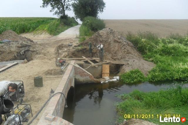 Kopanie, pogłębianie, studnie, ogrody, ODŚNIEŻANIE