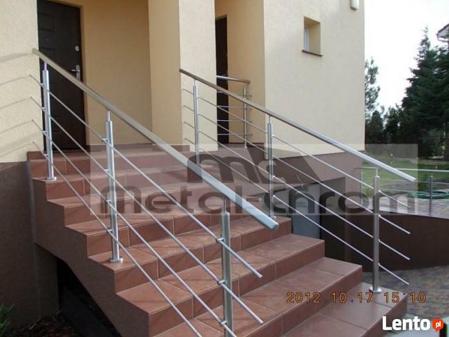 Eleganckie i trwałe balustrady ze stali nierdzewnej.