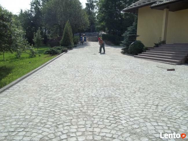 brukarstwo -układanie kostki granitowej, sprzedaż kostki