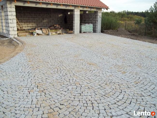 brukarstwo -układanie kostki granitowej, sprzedaż kostki