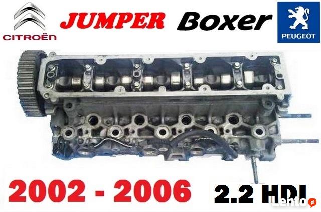 GŁOWICA SILNIKA CITROEN JUMPER PEUGEOT BOXER 2.2 HDI 2002-06
