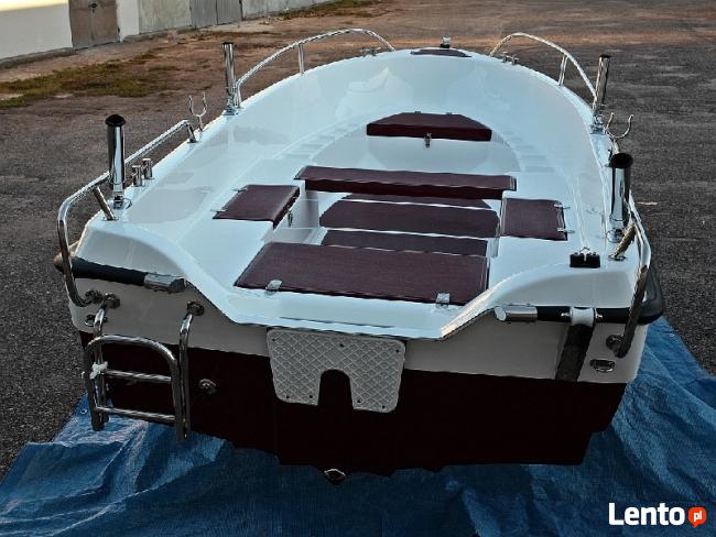 Łódź wiosłowa motorowa BARAKUDA 430