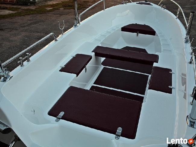 Łódź wiosłowa motorowa BARAKUDA 430