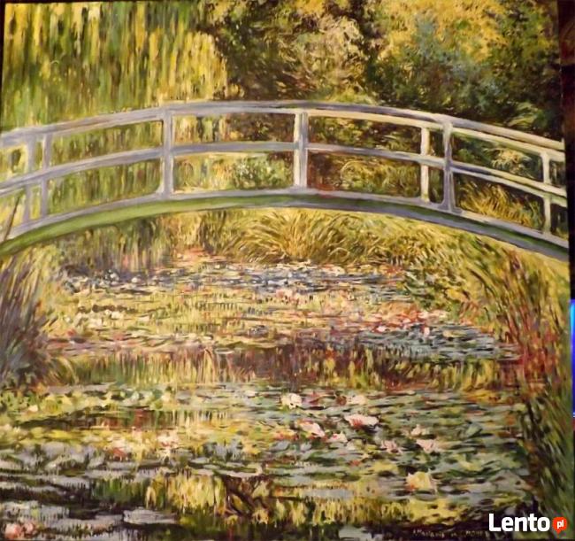 Kopia obrazu Claude Moneta Japoński mostek II wykonana prz