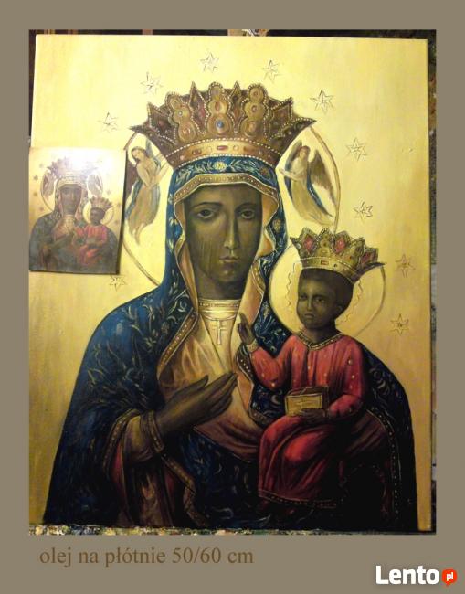 Kopia obrazu MATKA BOSKA z DZIECIĄTKIEM wykonana przez And