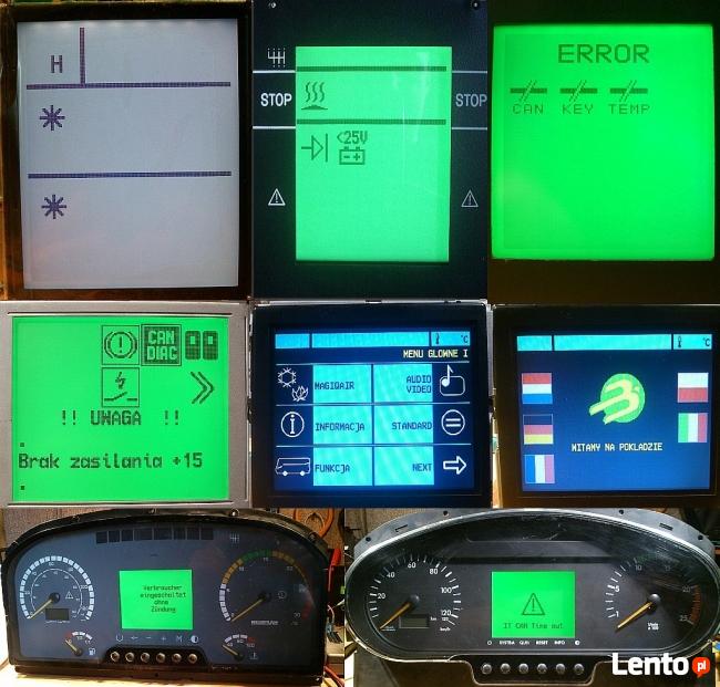 DESKA PULPIT LCD SOLARIS, NEOPLAN,MERCEDES, SETRA,BOVA, TEREX