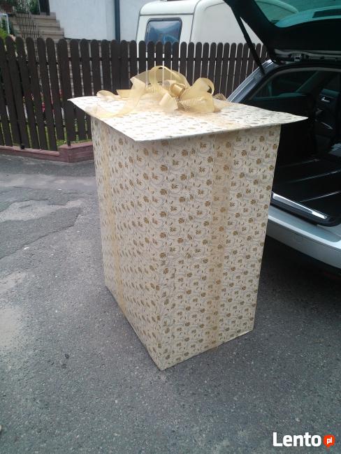 Pudelko z balonami na SLUB Atrakcja Pudło prezent z Balony