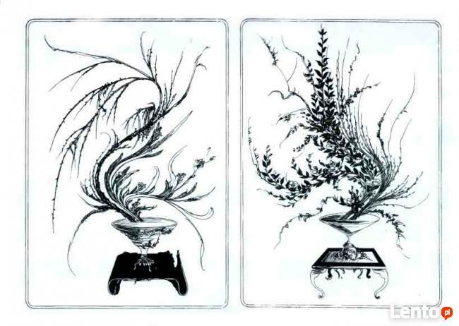 6 grafik tworzących cykl JAPOŃSKIE KWIATY