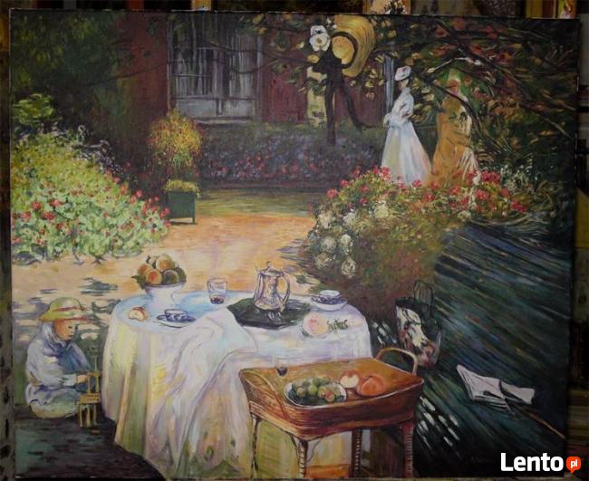 Kopia obrazu Claude Moneta Śniadanie