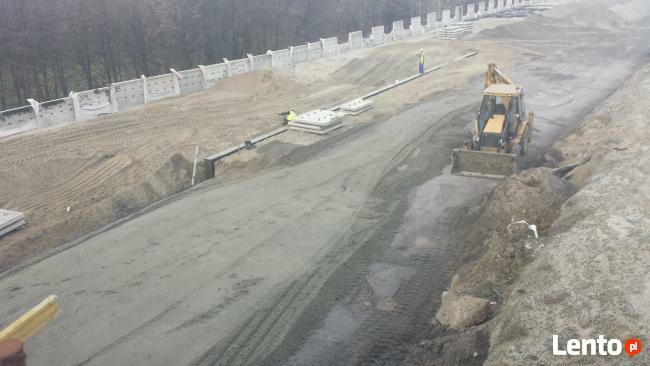 Usługi koparko ładowarką i minikoparka z młotem ,