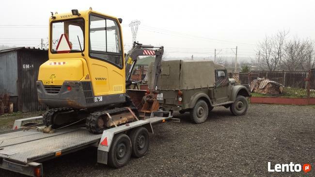 Usługi koparko ładowarką i minikoparka z młotem ,